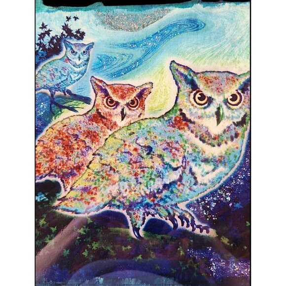 LARGE OWL WILDLIFE Trivet Tile. It will make a great gift for the owl lover. - Picture 5 of 9